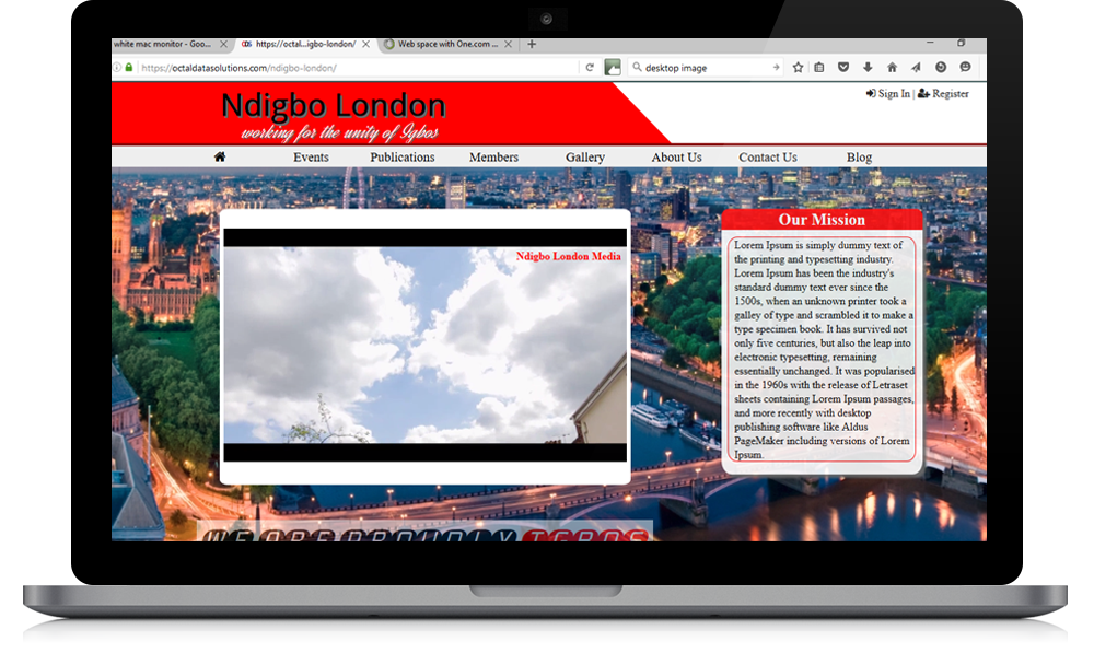 Ndigbo London Project laptop version